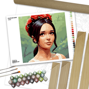 Paint by Numbers 20x20 DIY FRAME - Paint Your Photo